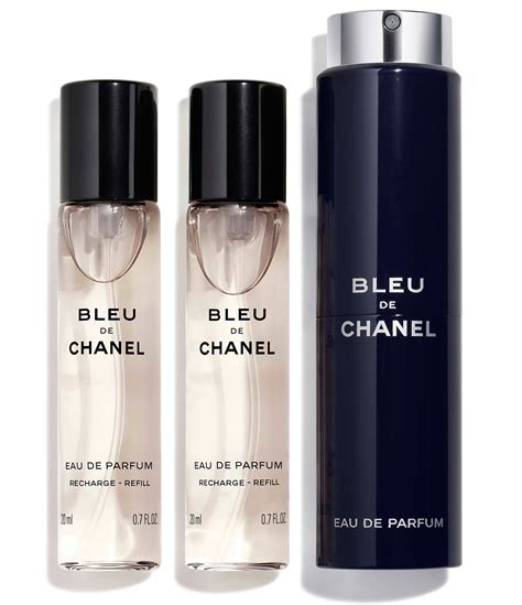 chanel bleu eau de parfum refill|Chanel bleu refillable travel spray.